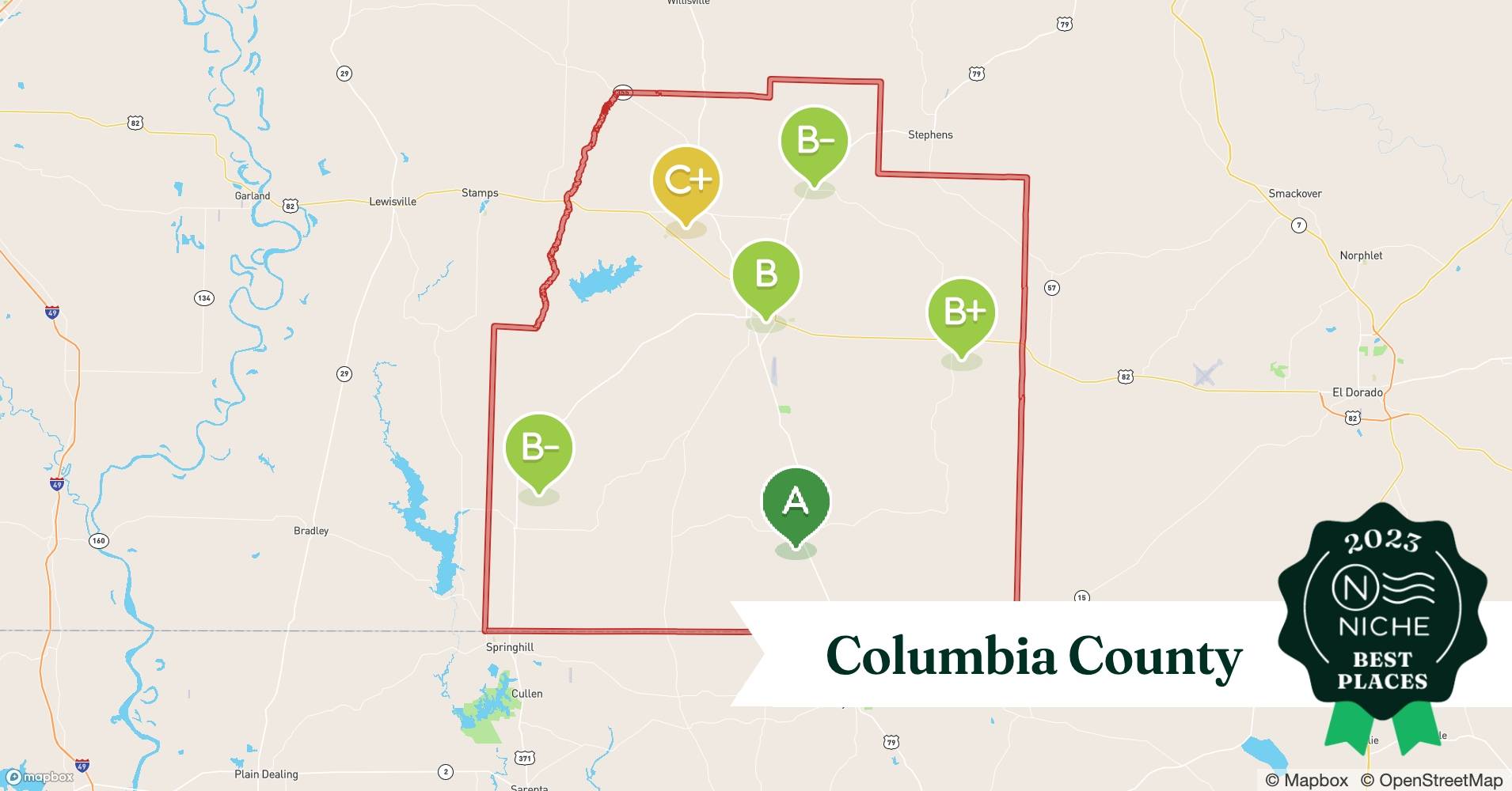 2023 Best Places to Raise a Family in Columbia County, AR Niche