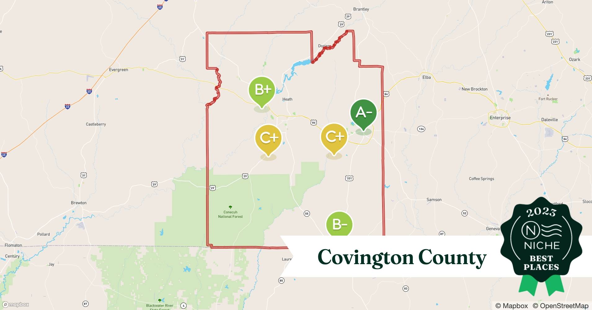 2023 Safe Places to Live in Covington County, AL Niche