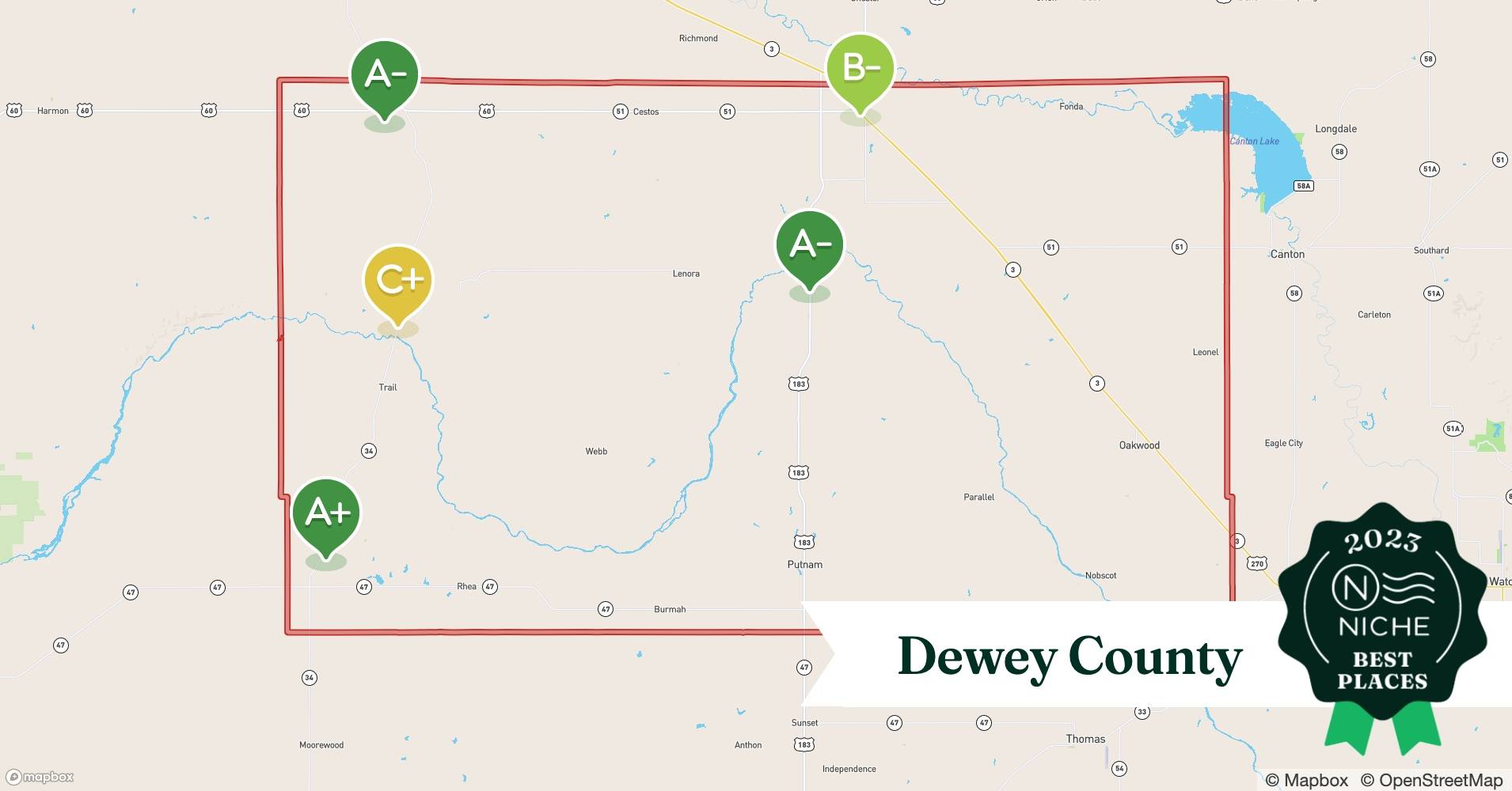 2023 Safe Places to Live in Dewey County, OK Niche