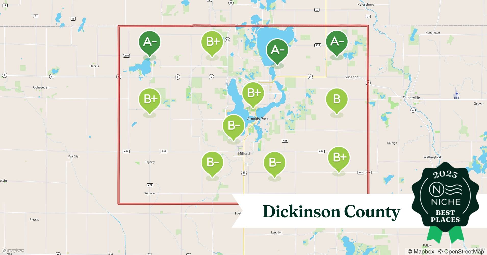 2023 Best Places to Live in Dickinson County, IA - Niche