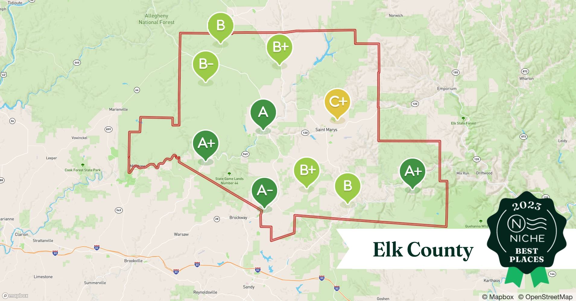 2023 Best Places to Live in Elk County, PA Niche