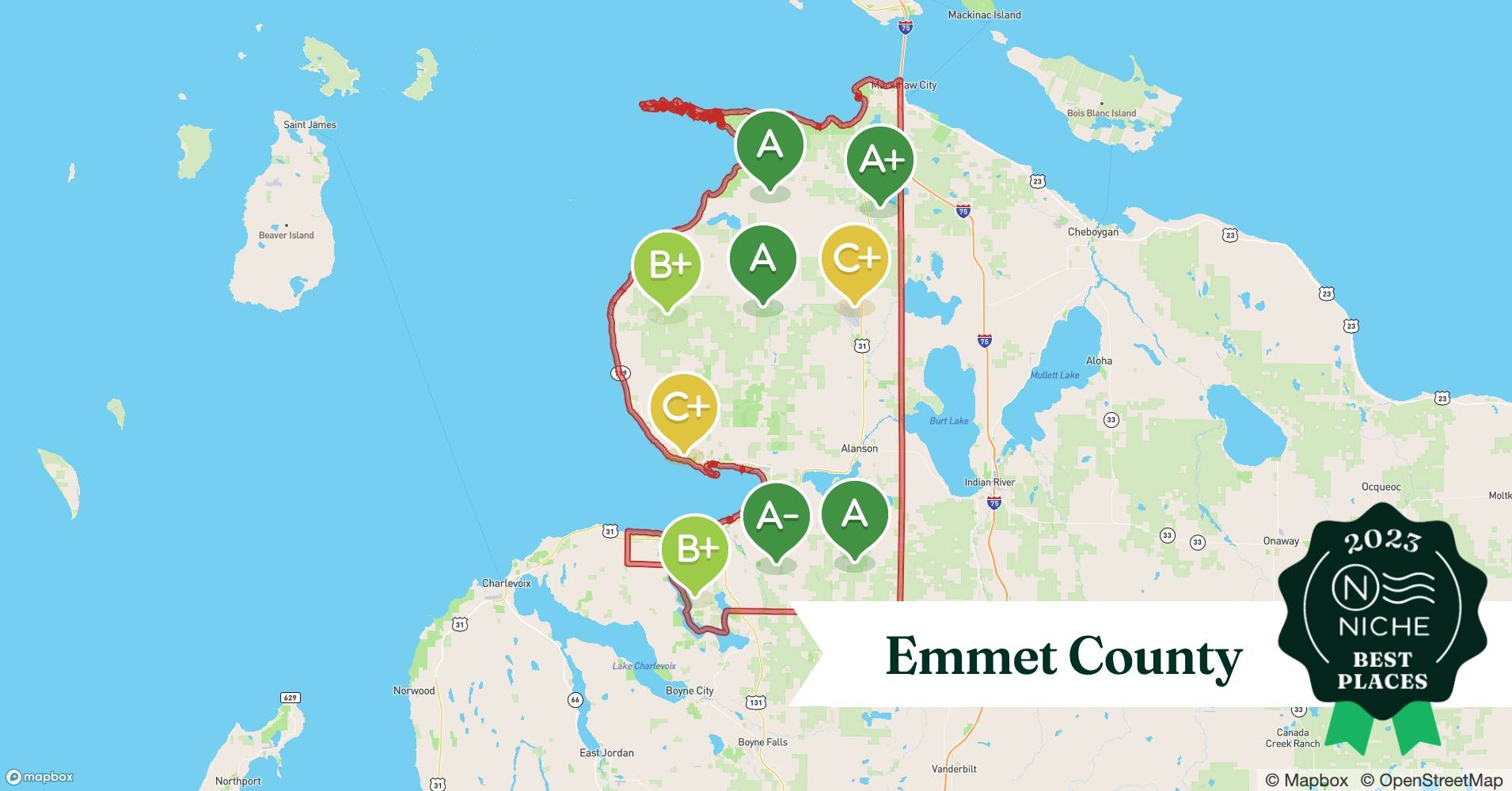 2023 Best Places to Raise a Family in Emmet County, MI Niche
