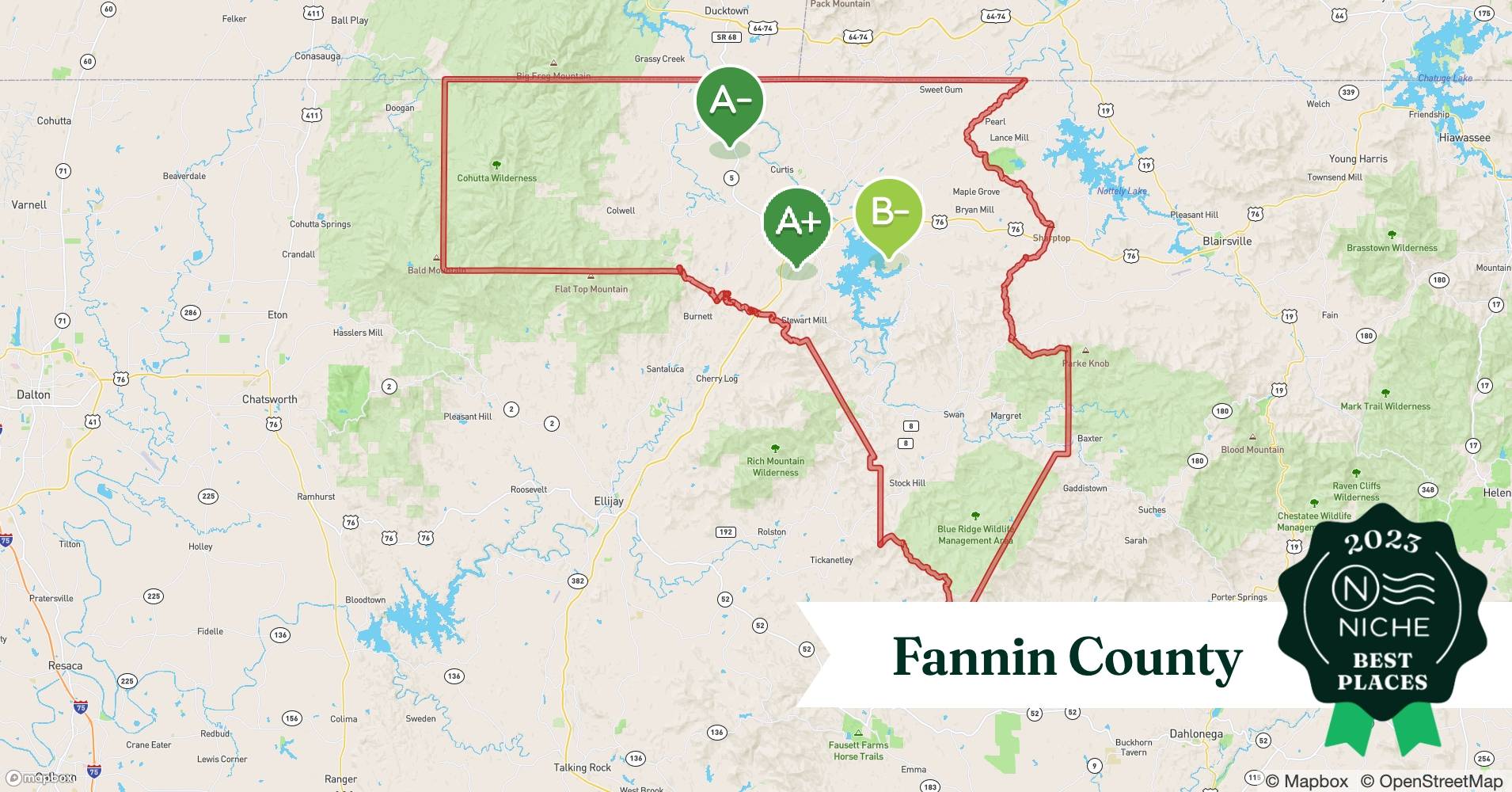 2023 Safe Places to Live in Fannin County, GA Niche