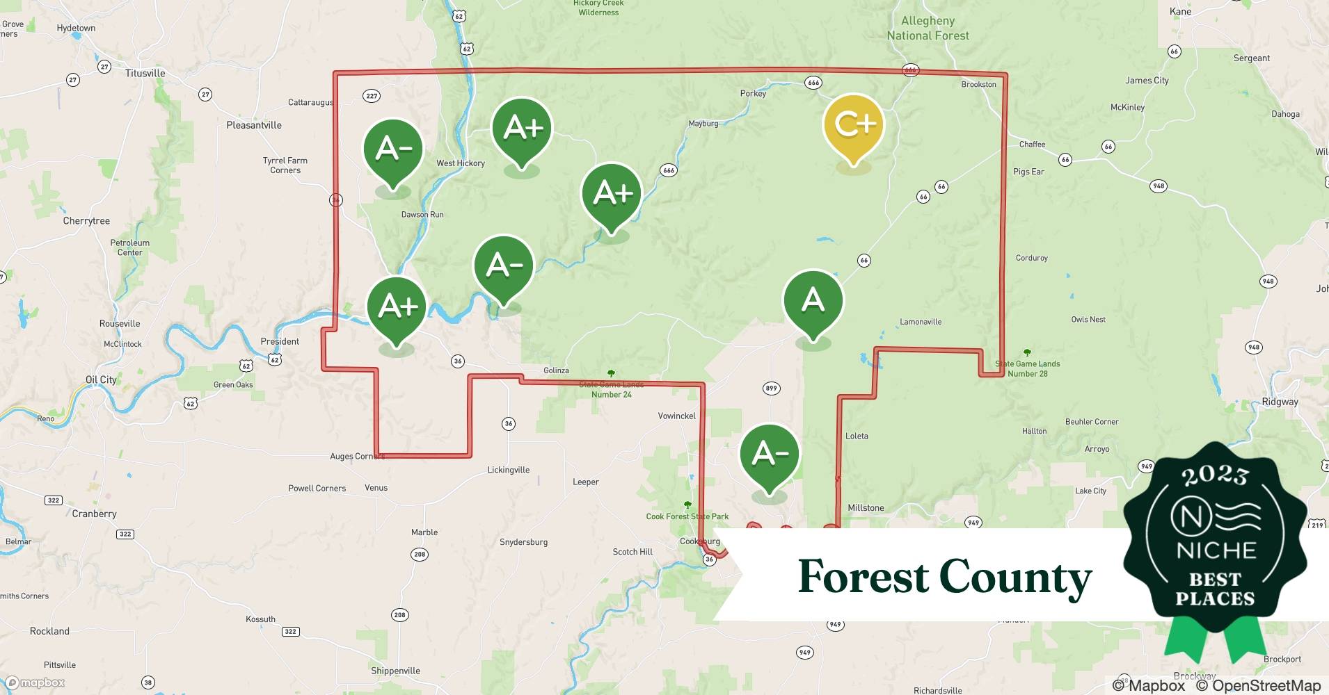 2023 Best Places to Retire in Forest County, PA Niche