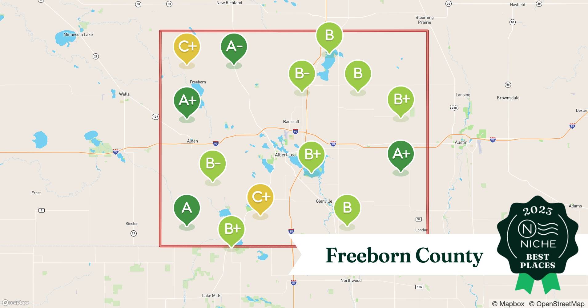 2023 Best Places to Live in Freeborn County, MN Niche