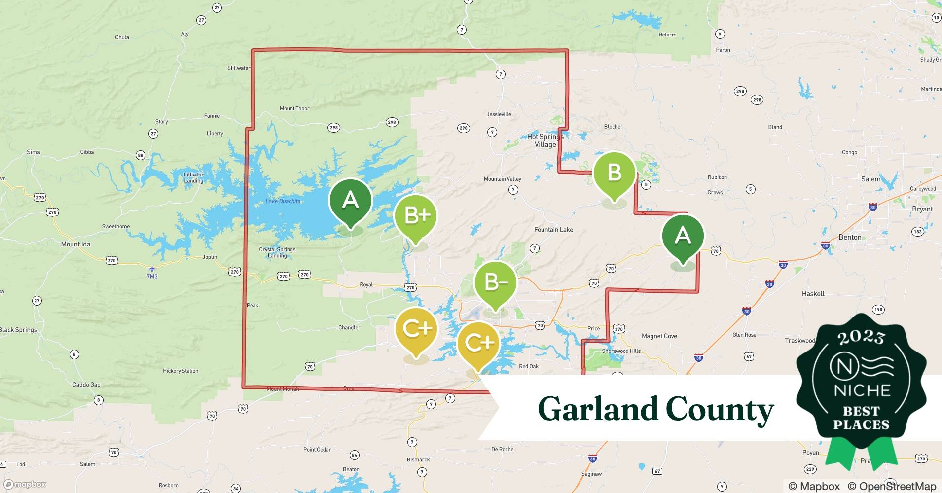 2023 Best Garland County ZIP Codes to Raise a Family Niche