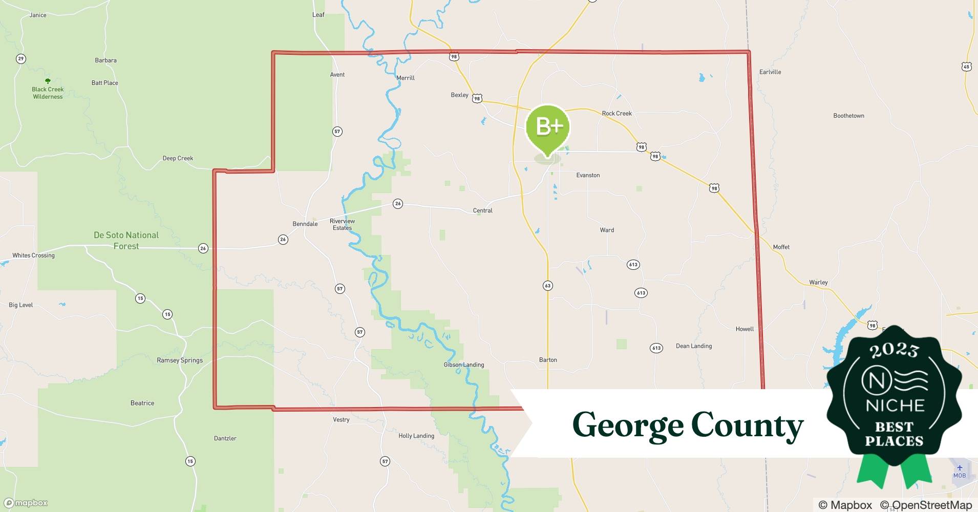 2023 Best Places to Live in County, MS Niche