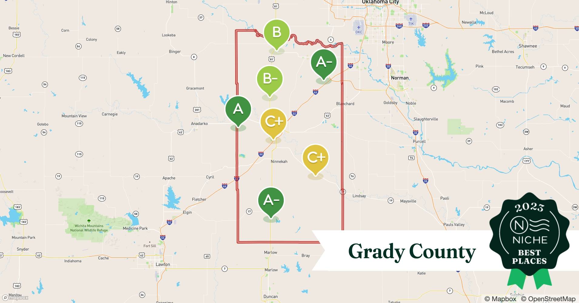 2023 Safe Places to Live in Grady County, OK Niche