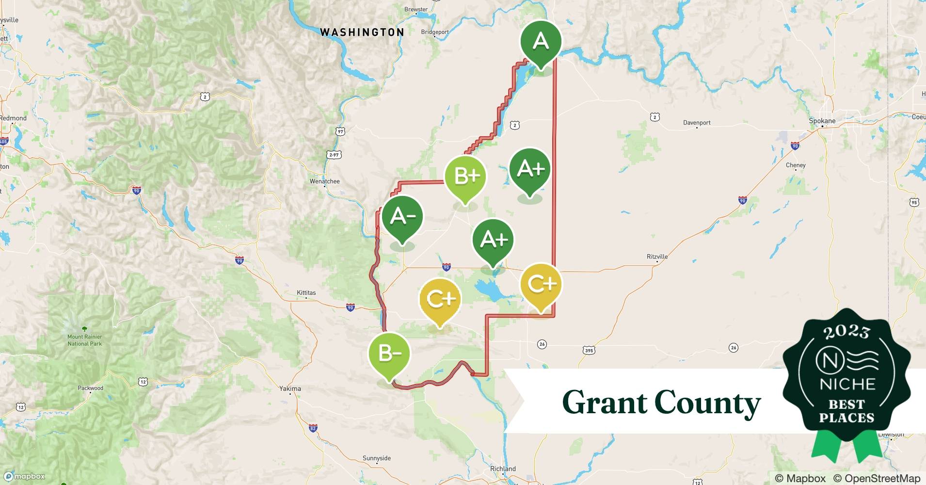 2023 Safe Places to Live in Grant County, WA Niche