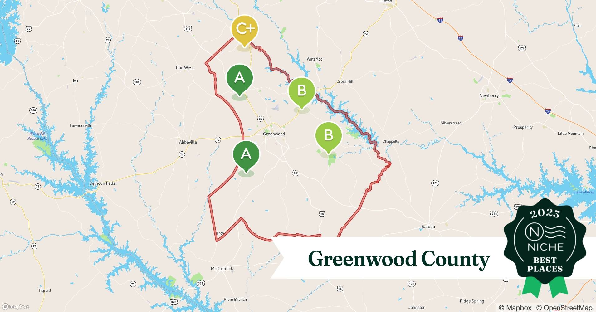 2023 Best Places to Live in Greenwood County, SC Niche