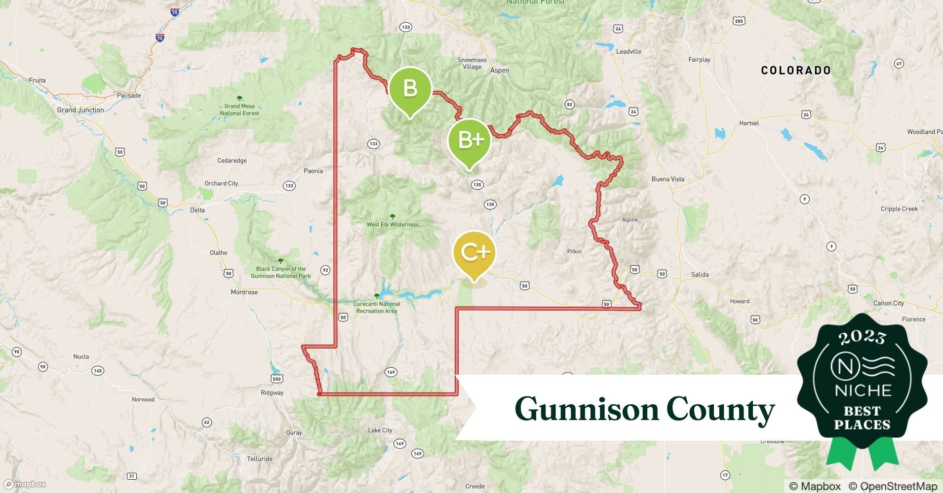 Compare Cost of Living in Gunnison County, CO Niche