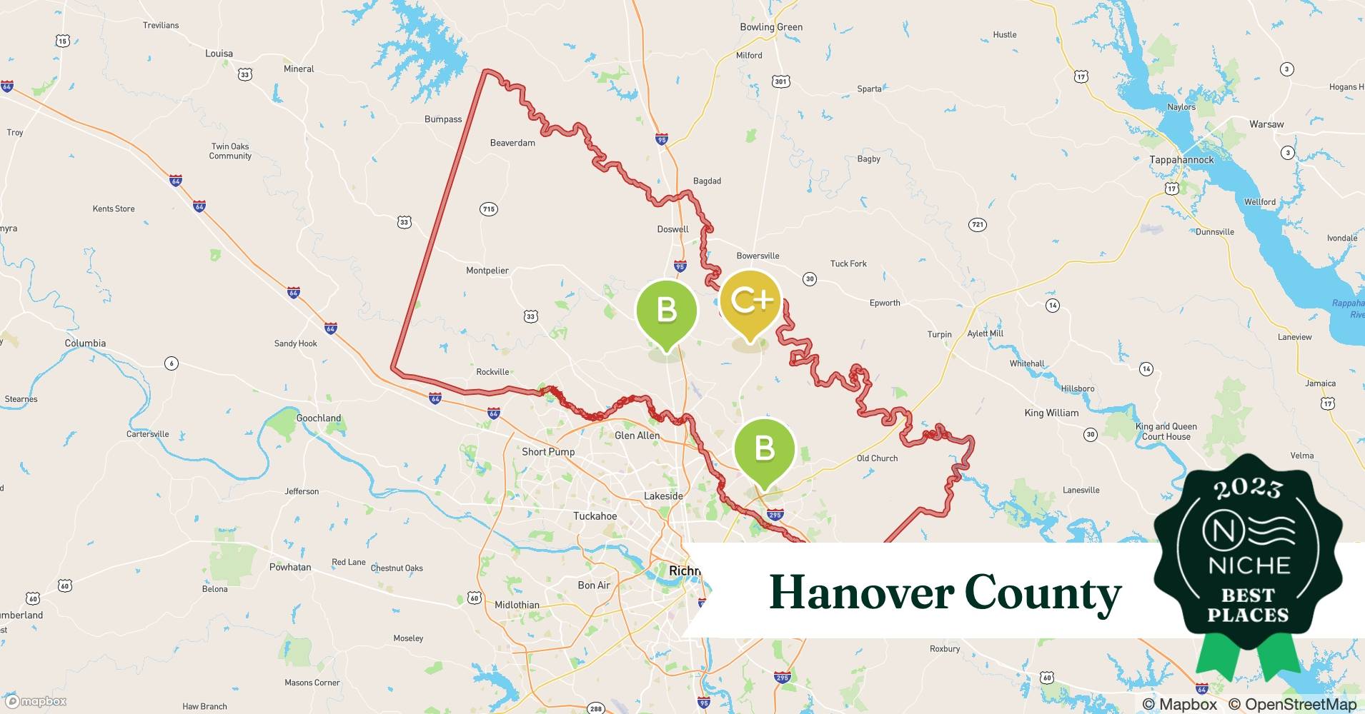 2023 Best Hanover County ZIP Codes to Raise a Family Niche