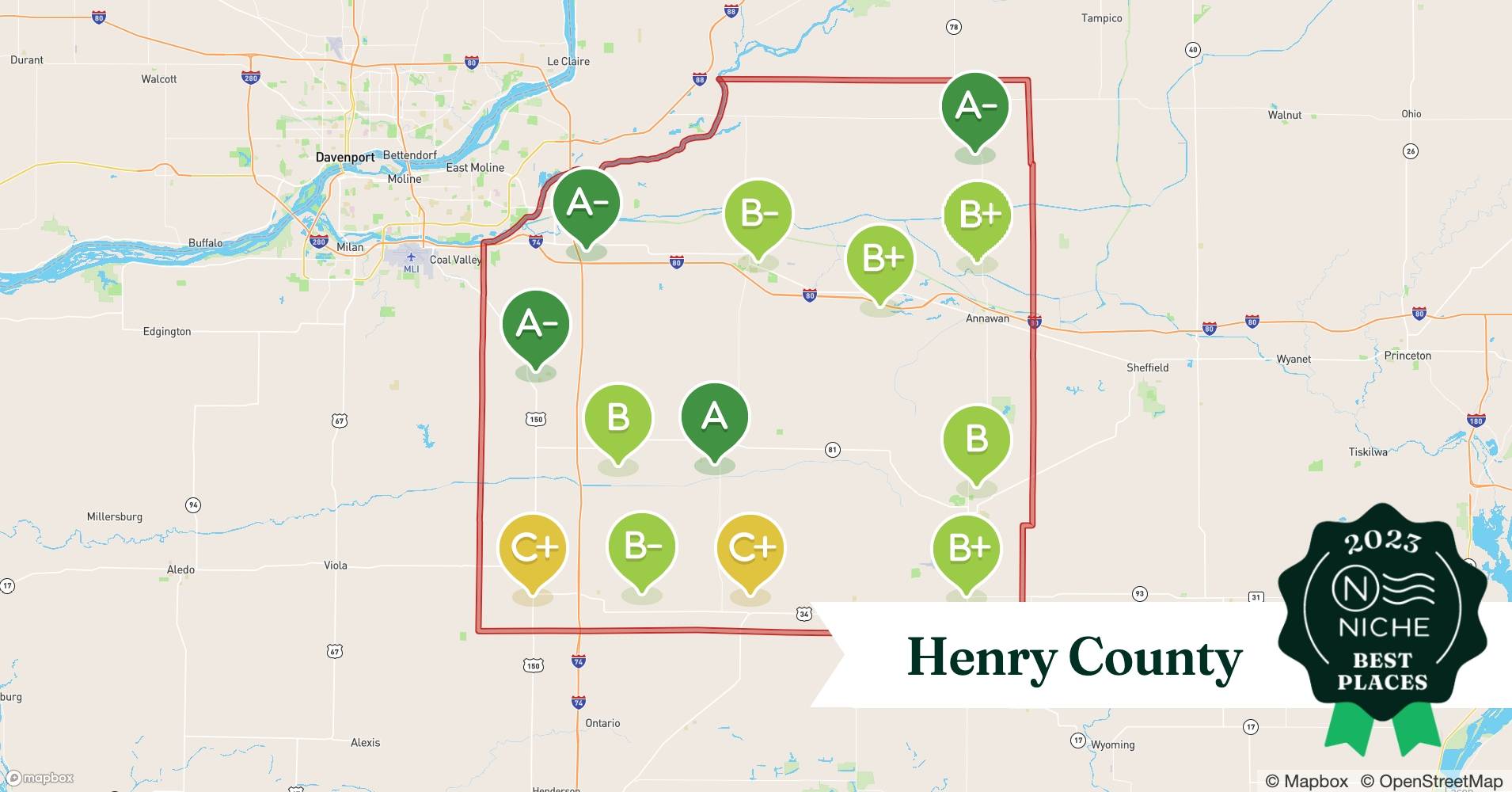 2023 Best Places to Buy a House in Henry County, IL Niche