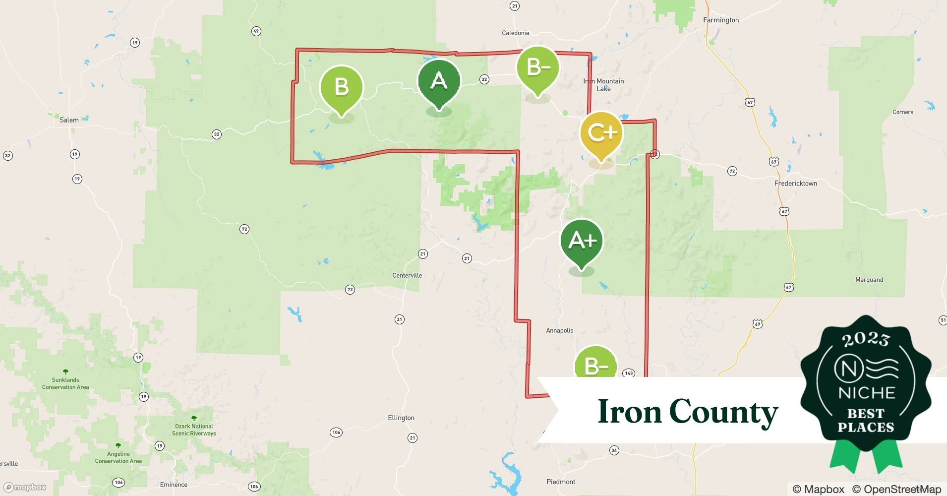 2023 Best Places to Buy a House in Iron County, MO Niche