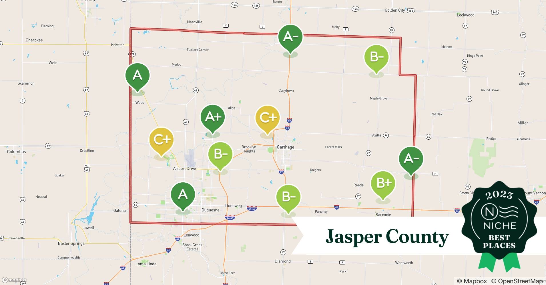 2023 Best Places to Live in Jasper County, MO Niche