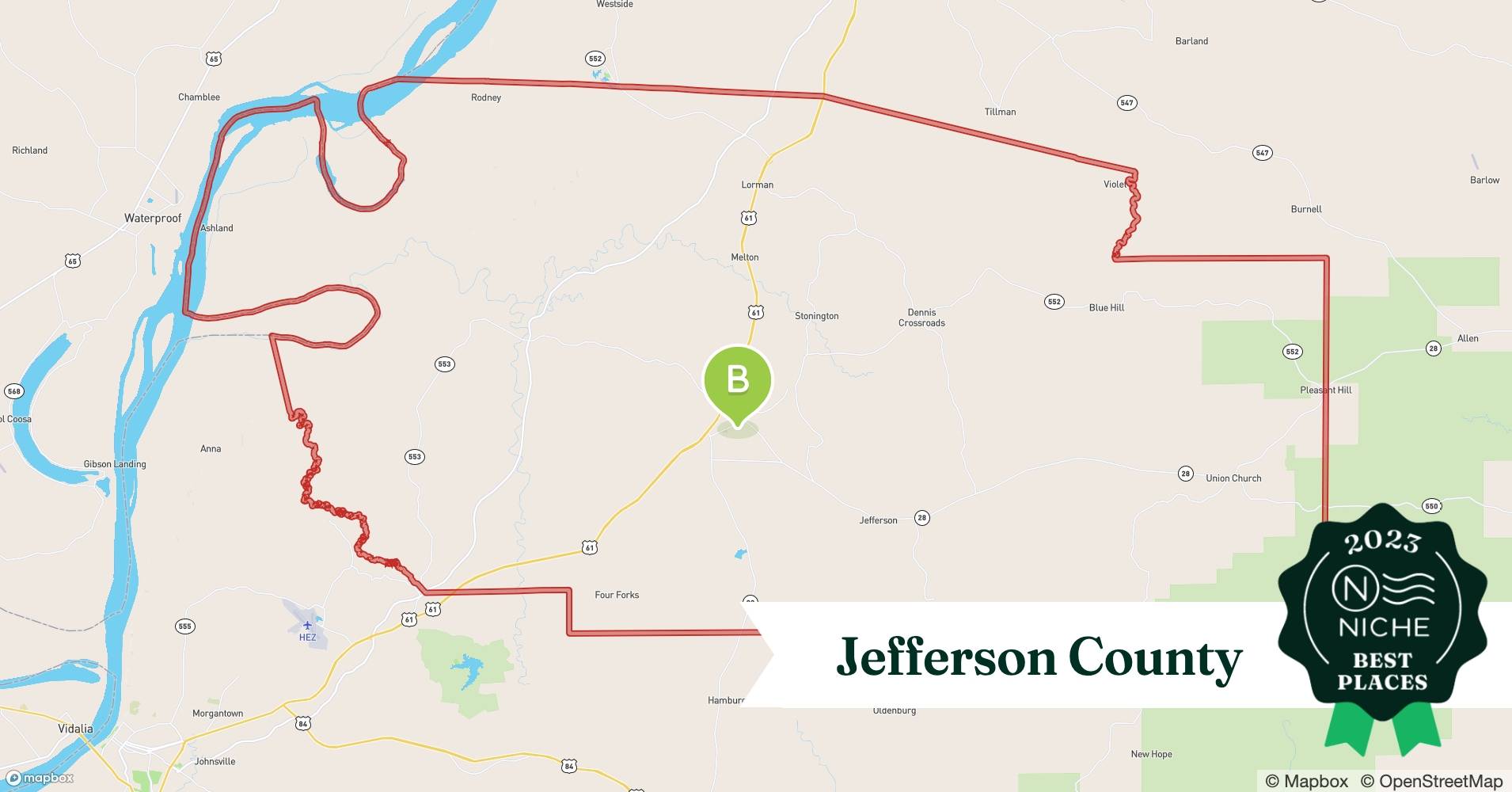2023 Best Places to Retire in Jefferson County, MS Niche