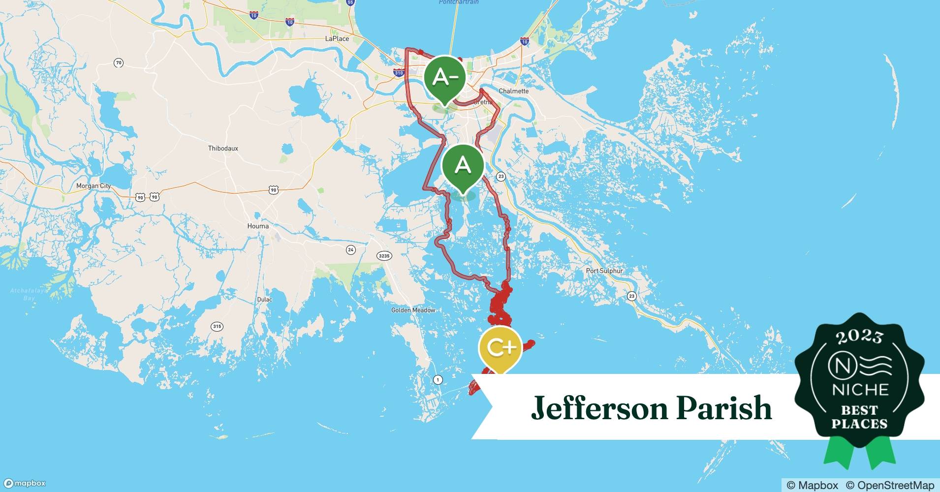2023 Best Jefferson Parish ZIP Codes to Raise a Family Niche