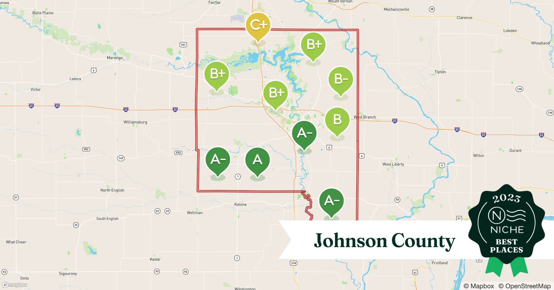 2023 Best Places to Buy a House in Johnson County, IA Niche