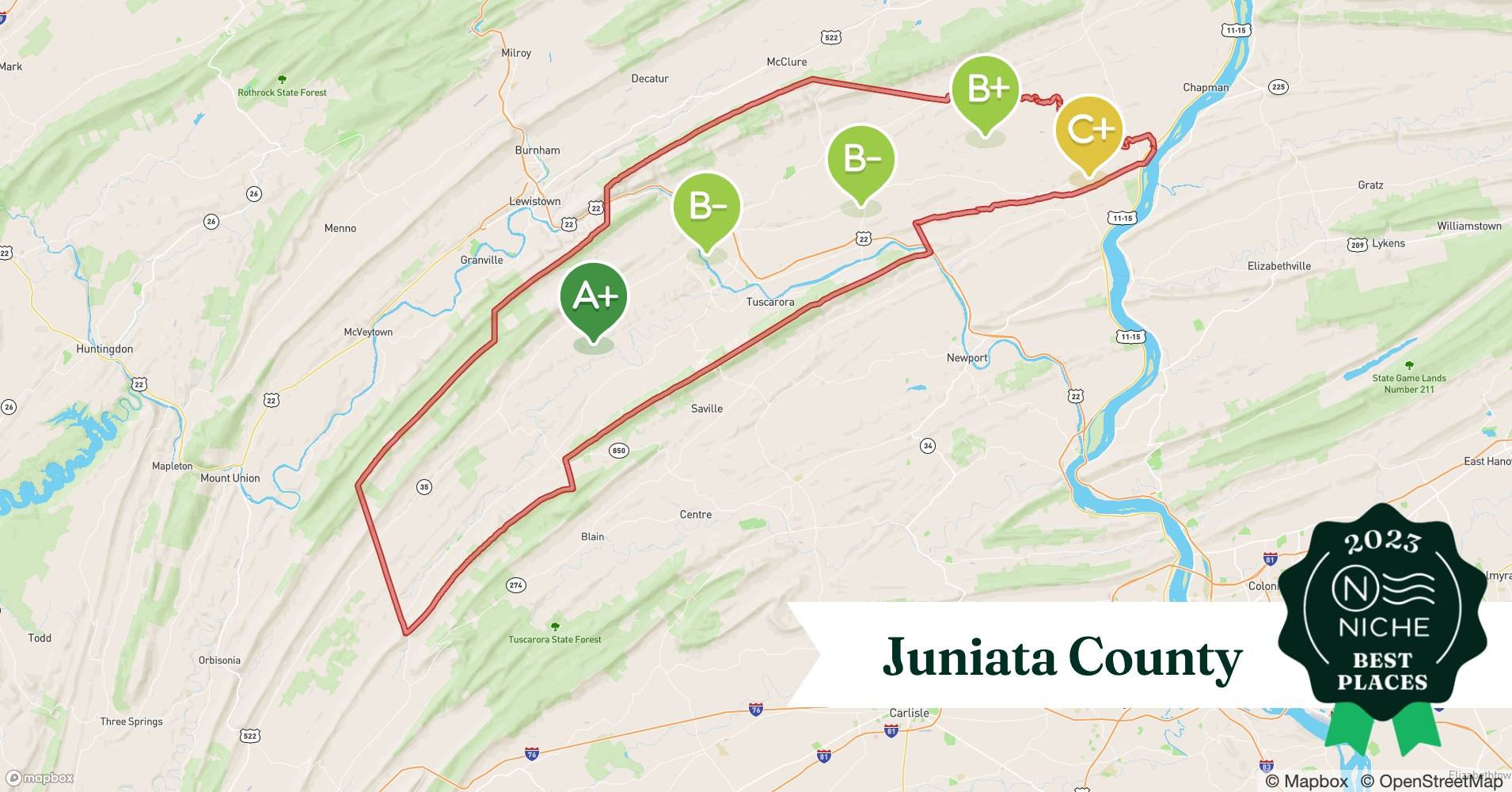 2023 Best Places to Live in Juniata County, PA Niche