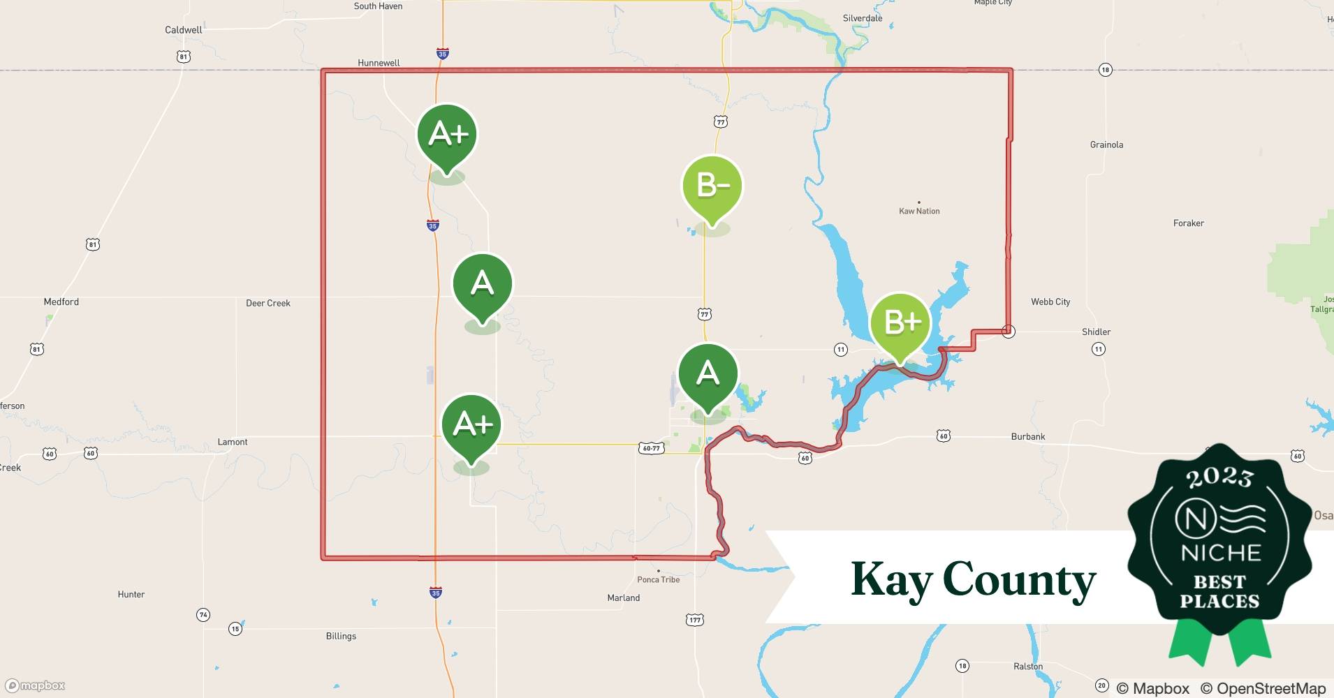 2023 Best Kay County ZIP Codes to Raise a Family Niche