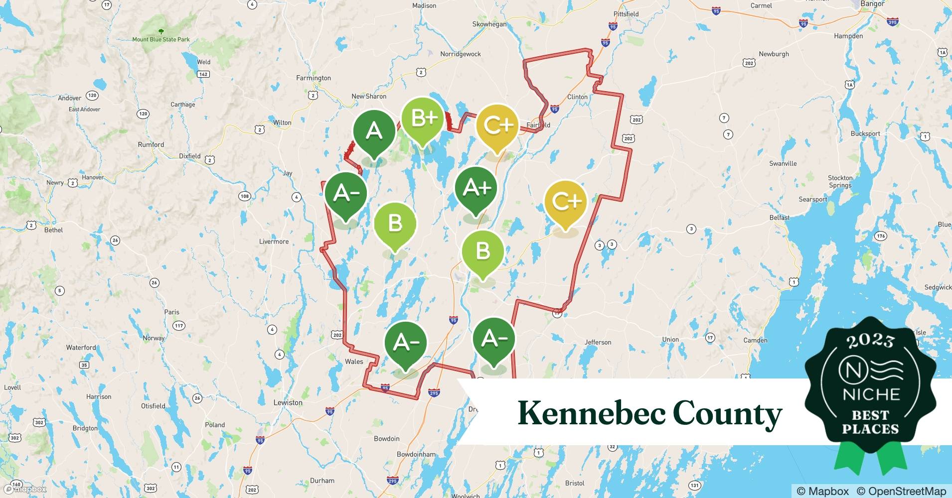 2023 Safe Places to Live in Kennebec County, ME Niche