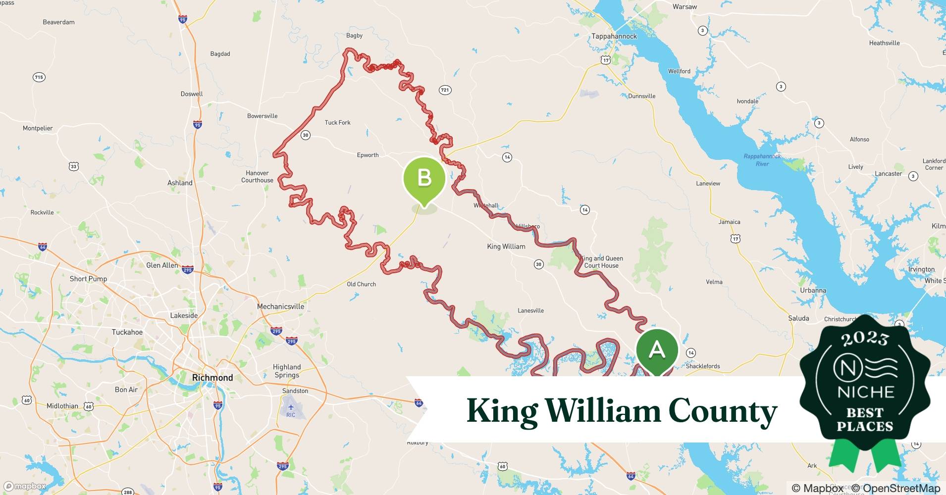 2023 Safe Places to Live in King William County, VA Niche