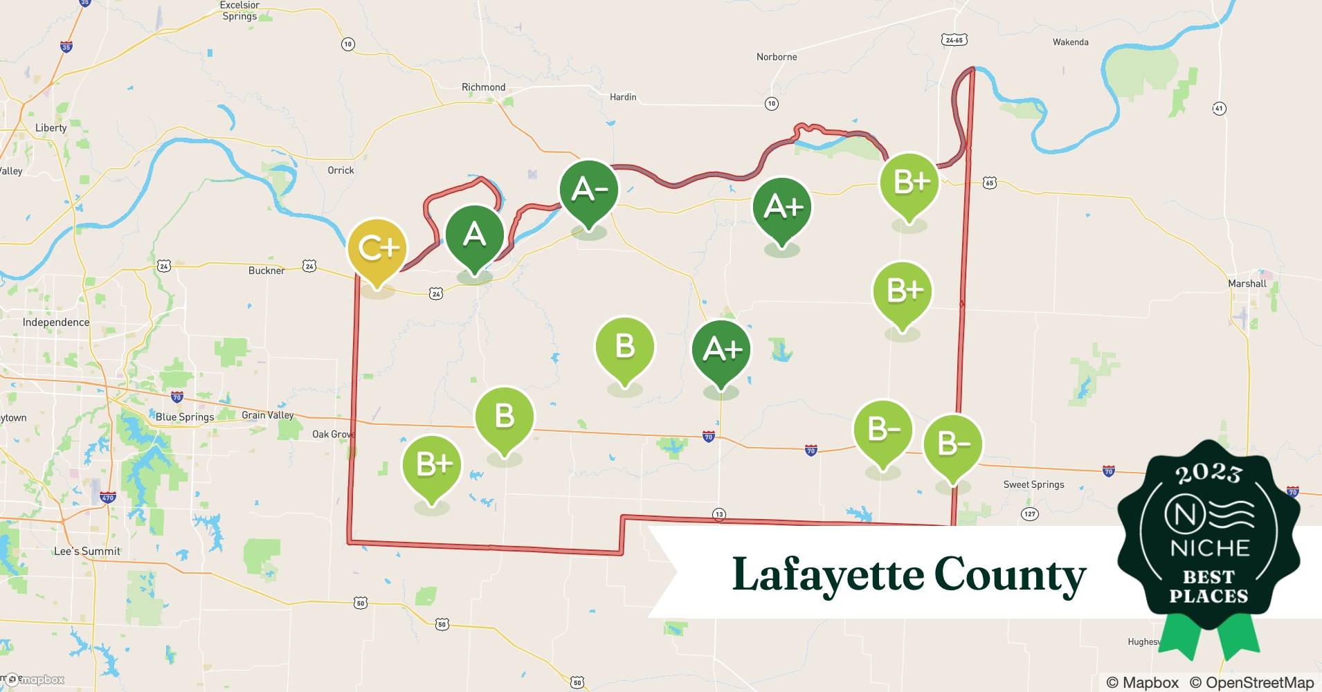 Compare Cost of Living in Lafayette County, MO Niche