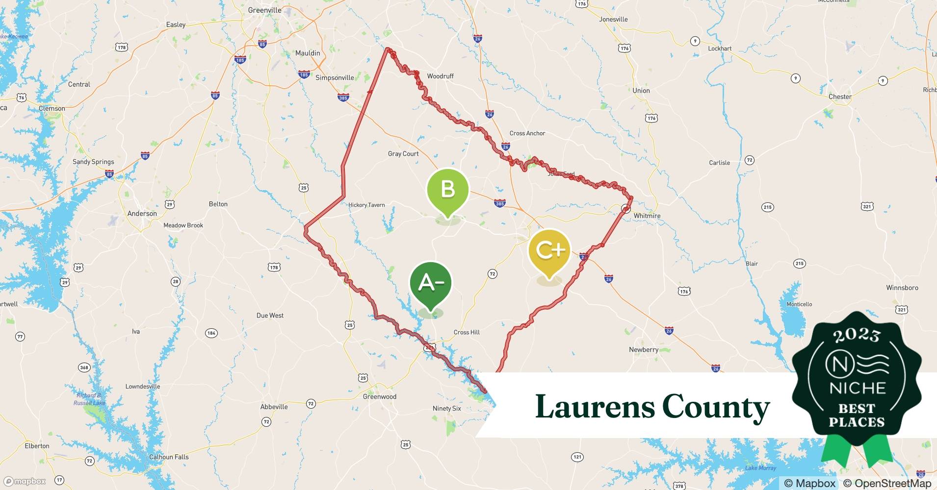 2023 Best Places to Live in Laurens County, SC Niche
