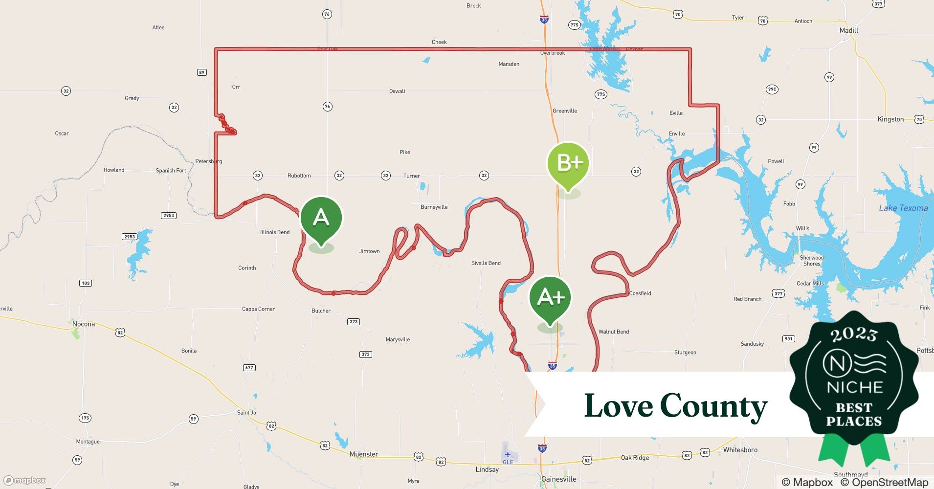 2023 Safe Places to Live in Love County, OK Niche