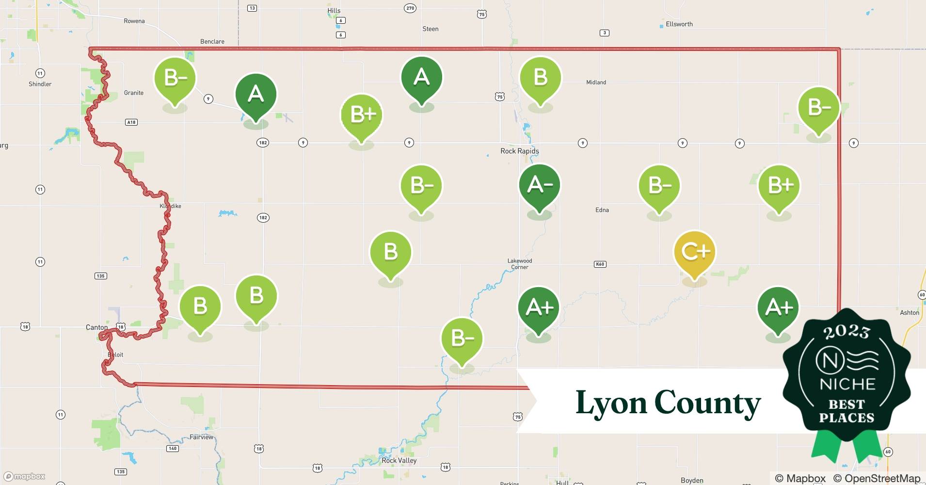 2023 Best Places to Live in Lyon County, IA Niche
