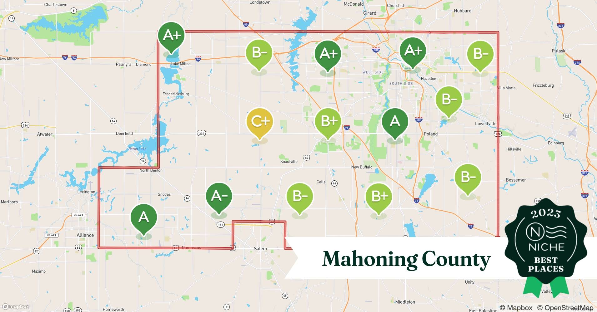 2023 Best Mahoning County ZIP Codes to Raise a Family Niche