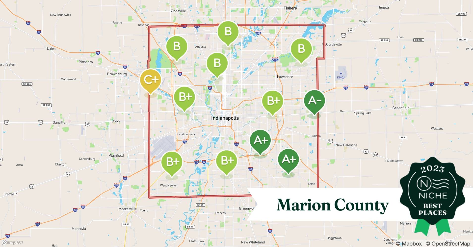 2023 Best Marion County ZIP Codes to Raise a Family Niche