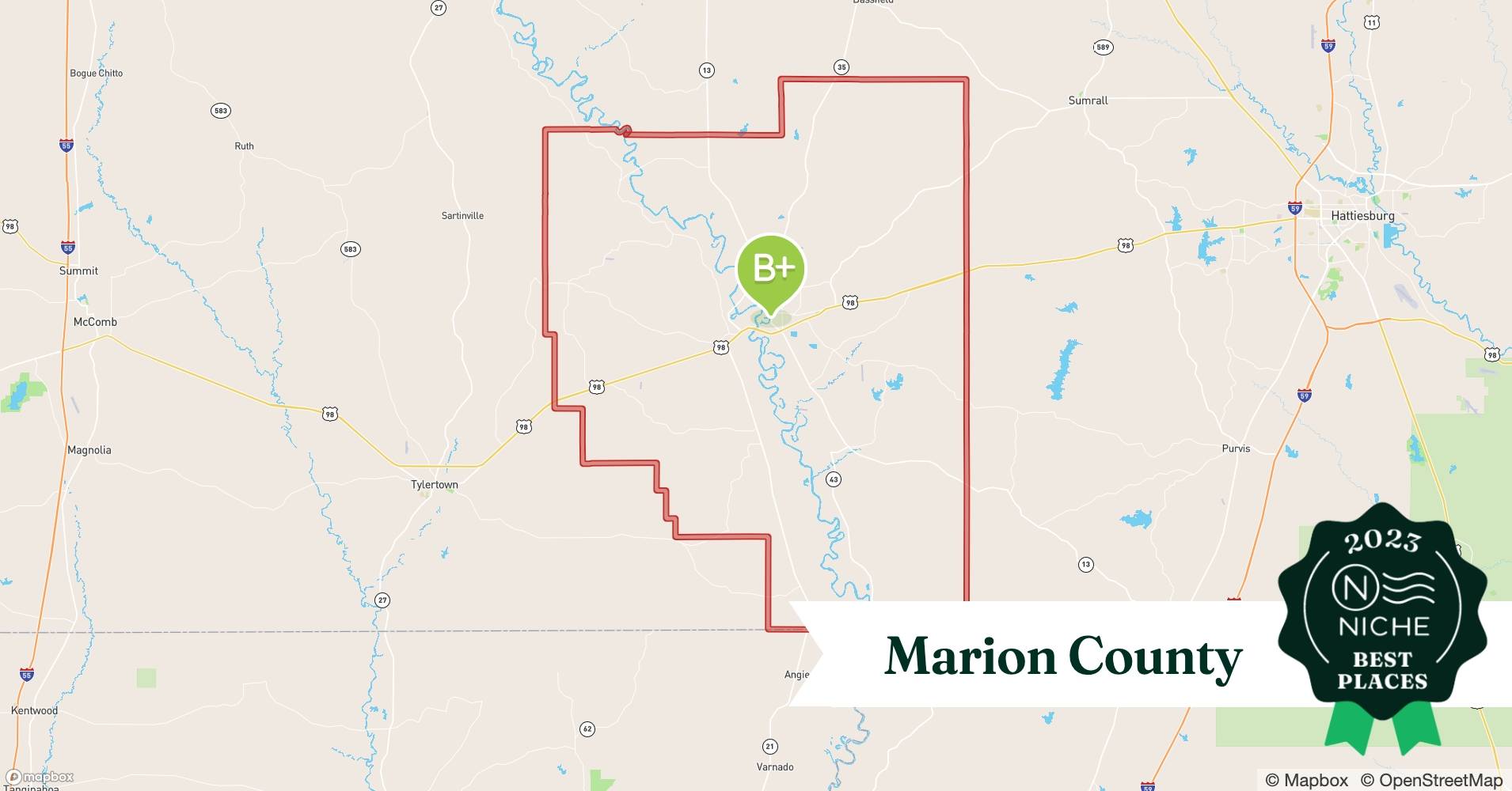 2023 Best Places to Live in Marion County, MS Niche