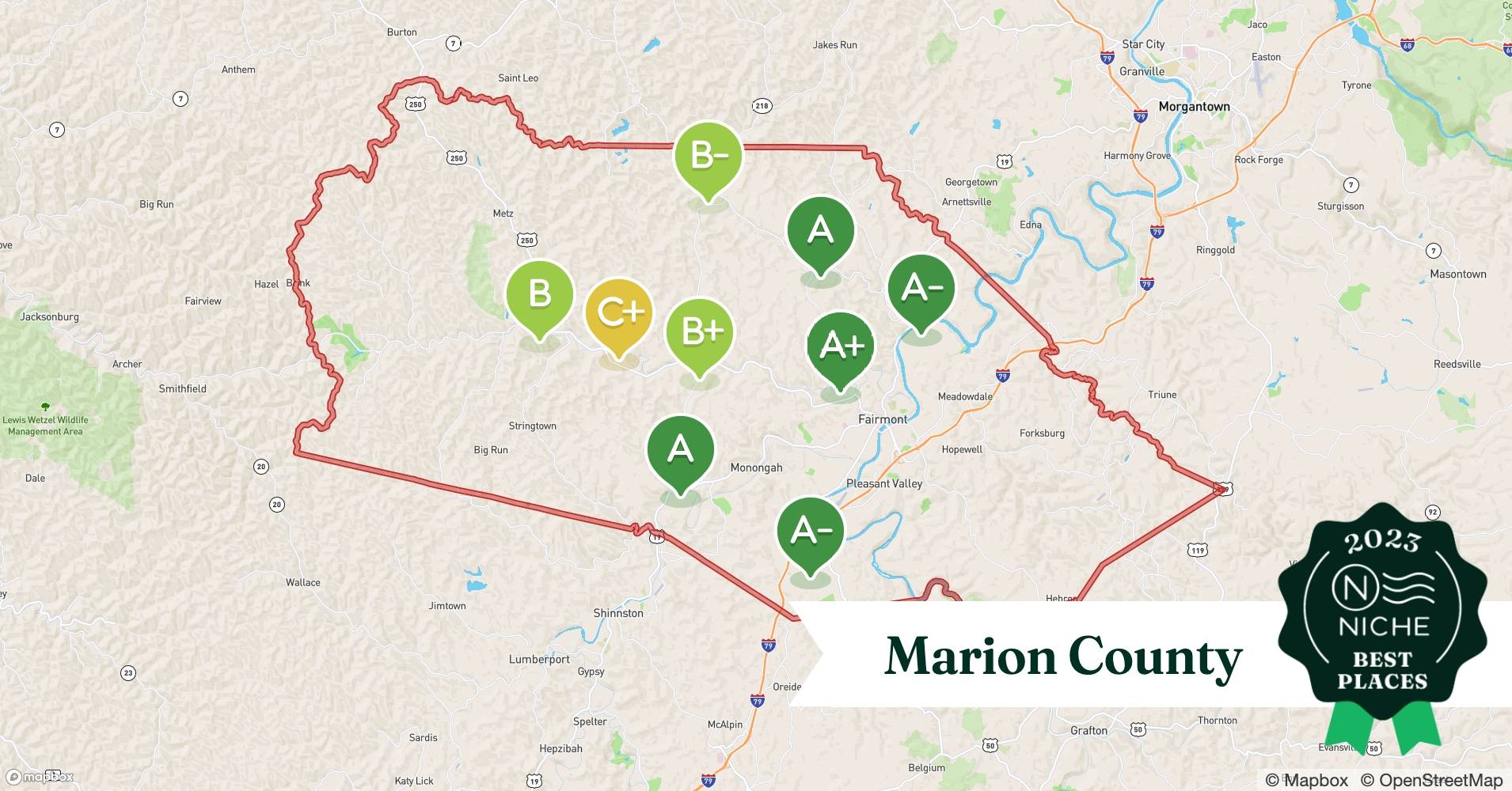 2023 Best Places to Live in Marion County, WV Niche