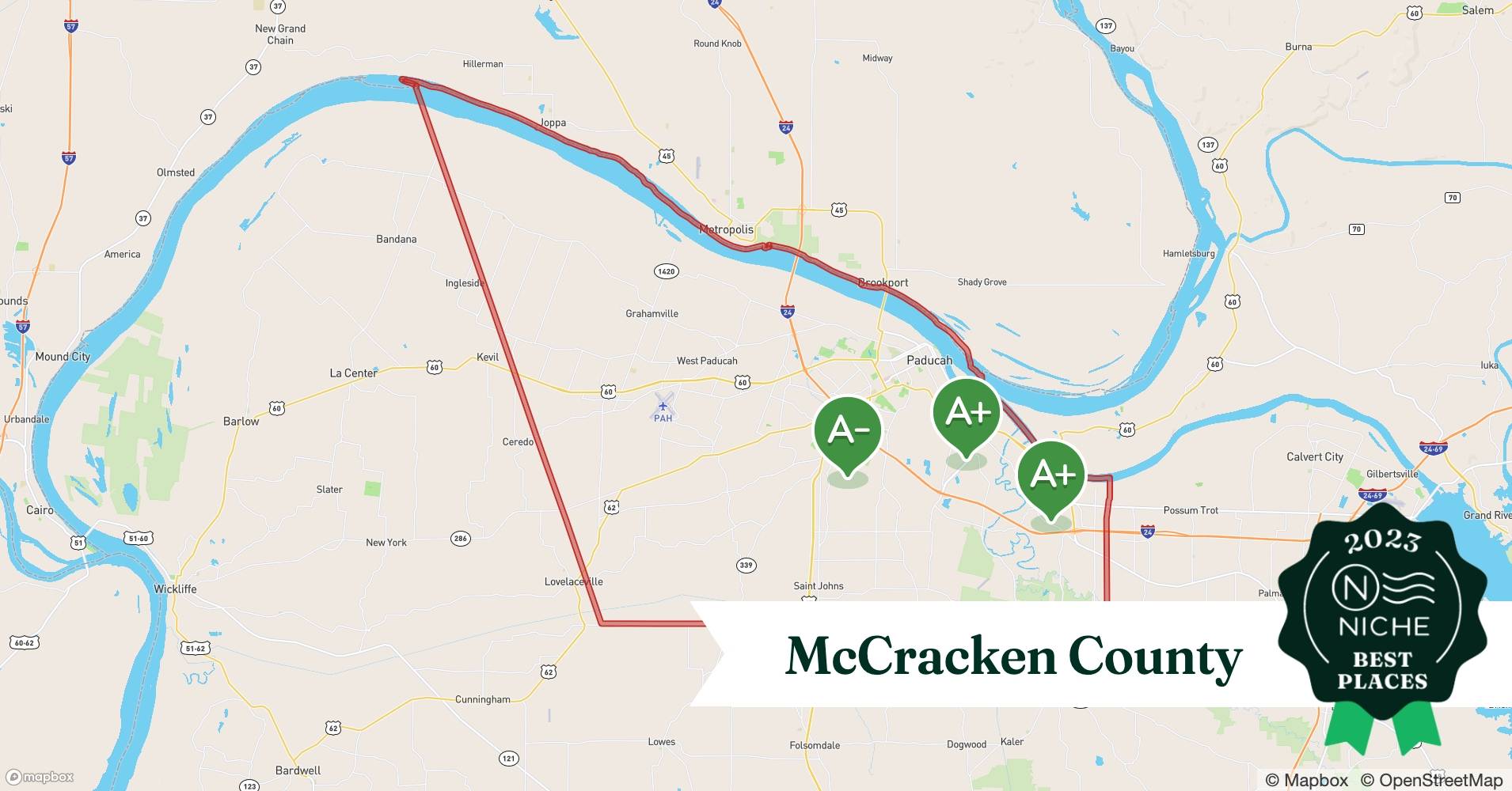 2023 Best McCracken County ZIP Codes to Raise a Family Niche