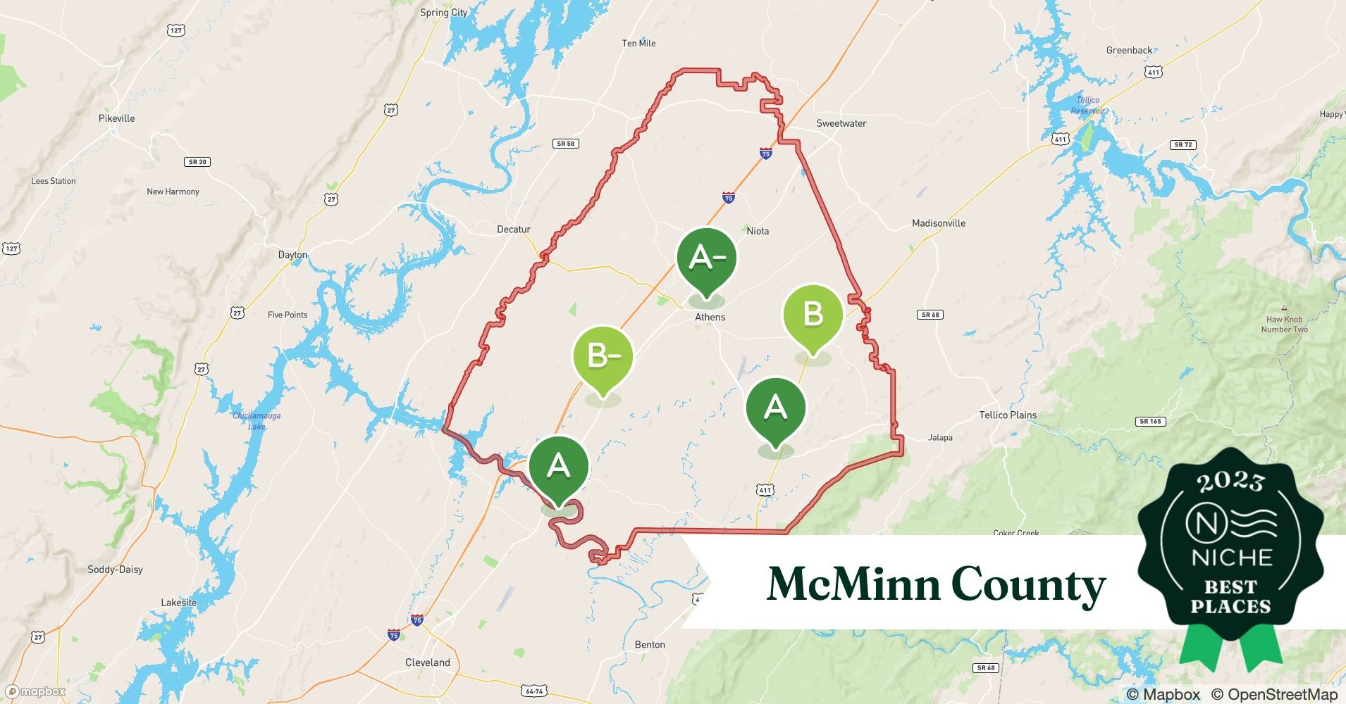 2023 Safe Places to Live in McMinn County, TN Niche
