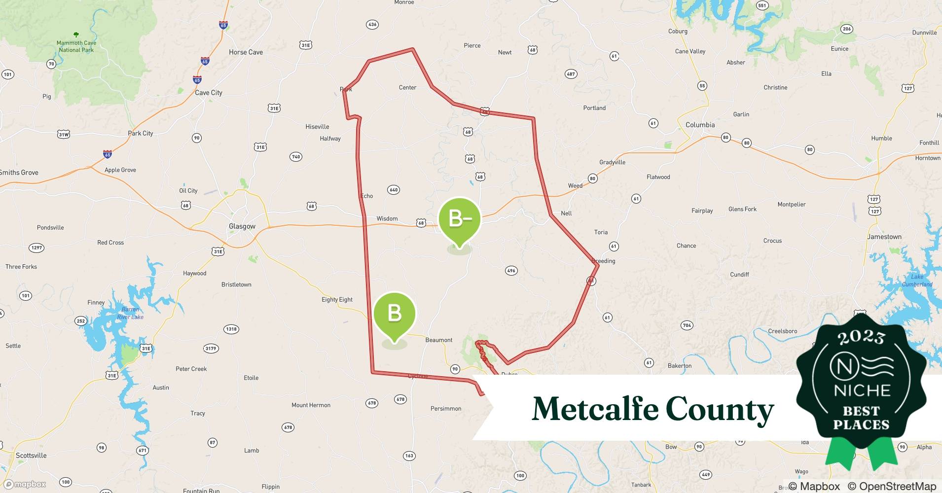 2023 Safe Places to Live in Metcalfe County, KY Niche