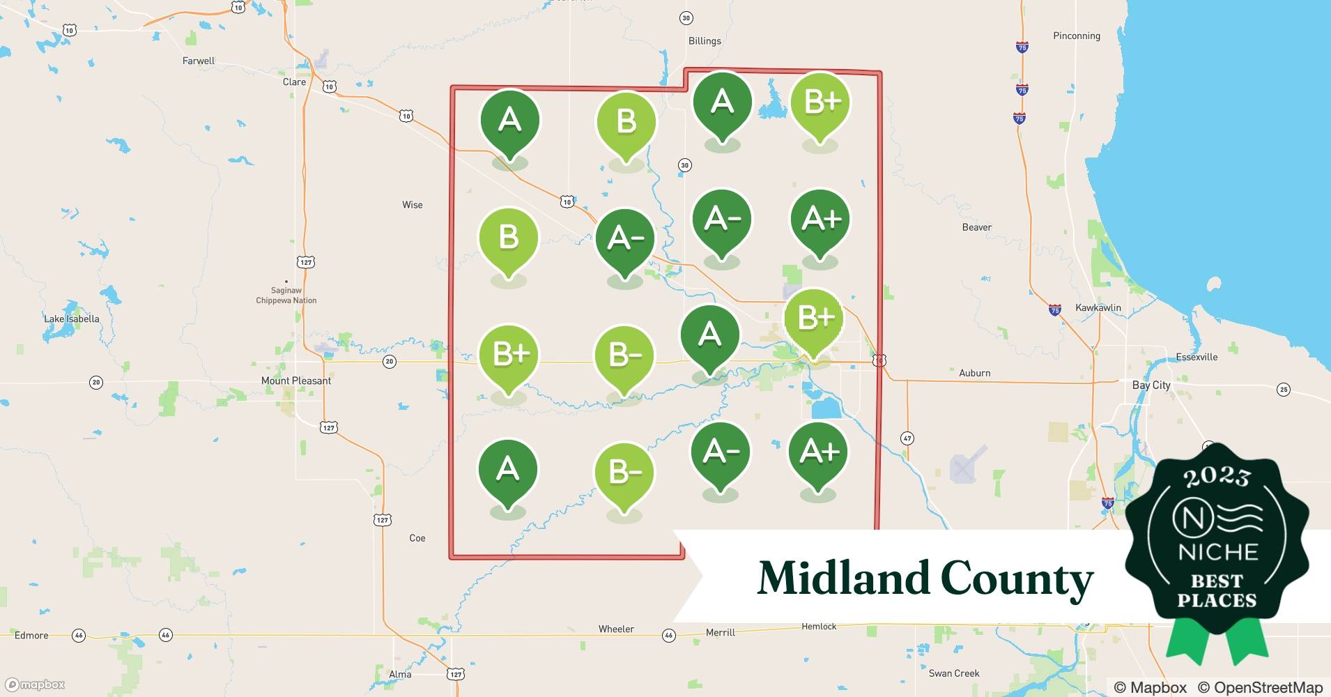 2023 Safe Places to Live in Midland County, MI Niche
