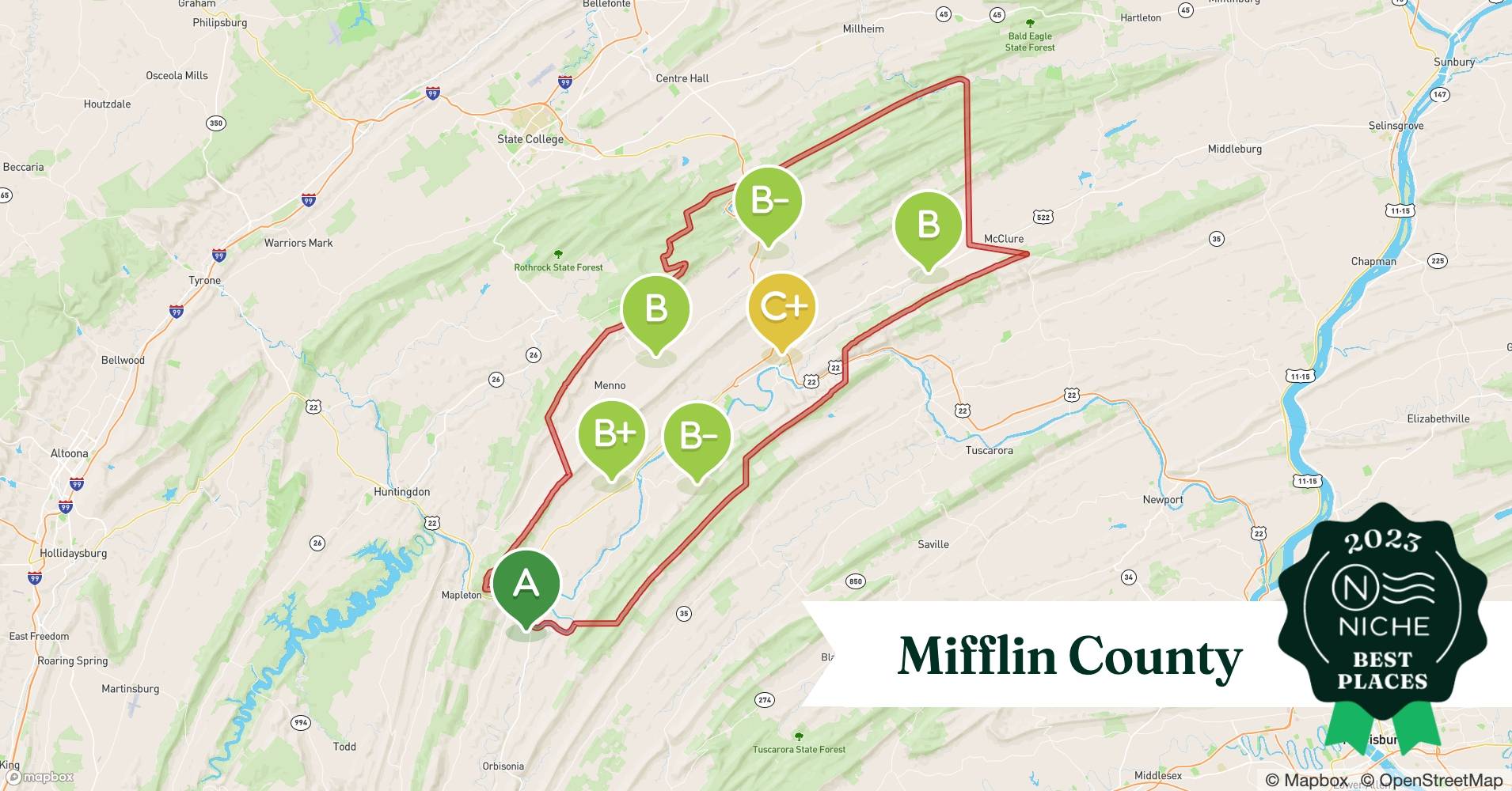 2023 Best Places to Live in Mifflin County, PA Niche