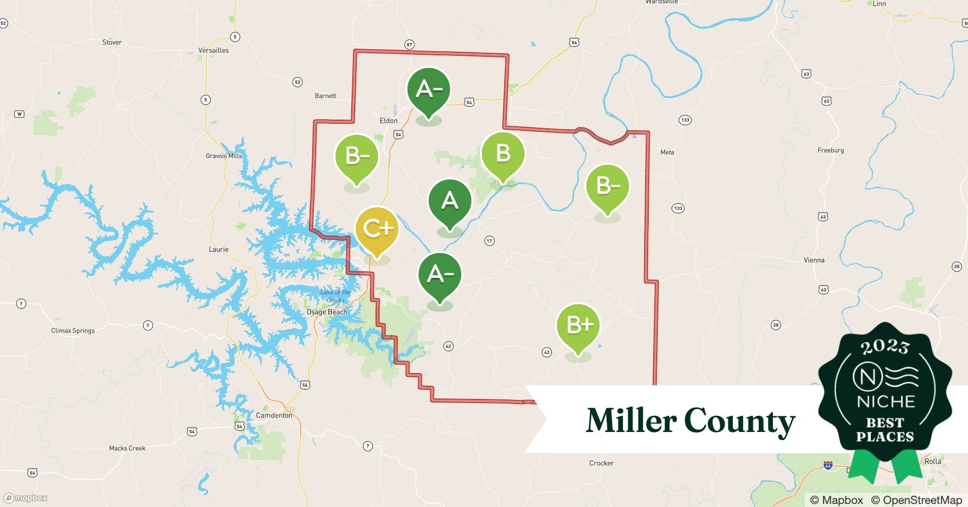 2023 Best Places to Live in Miller County, MO Niche