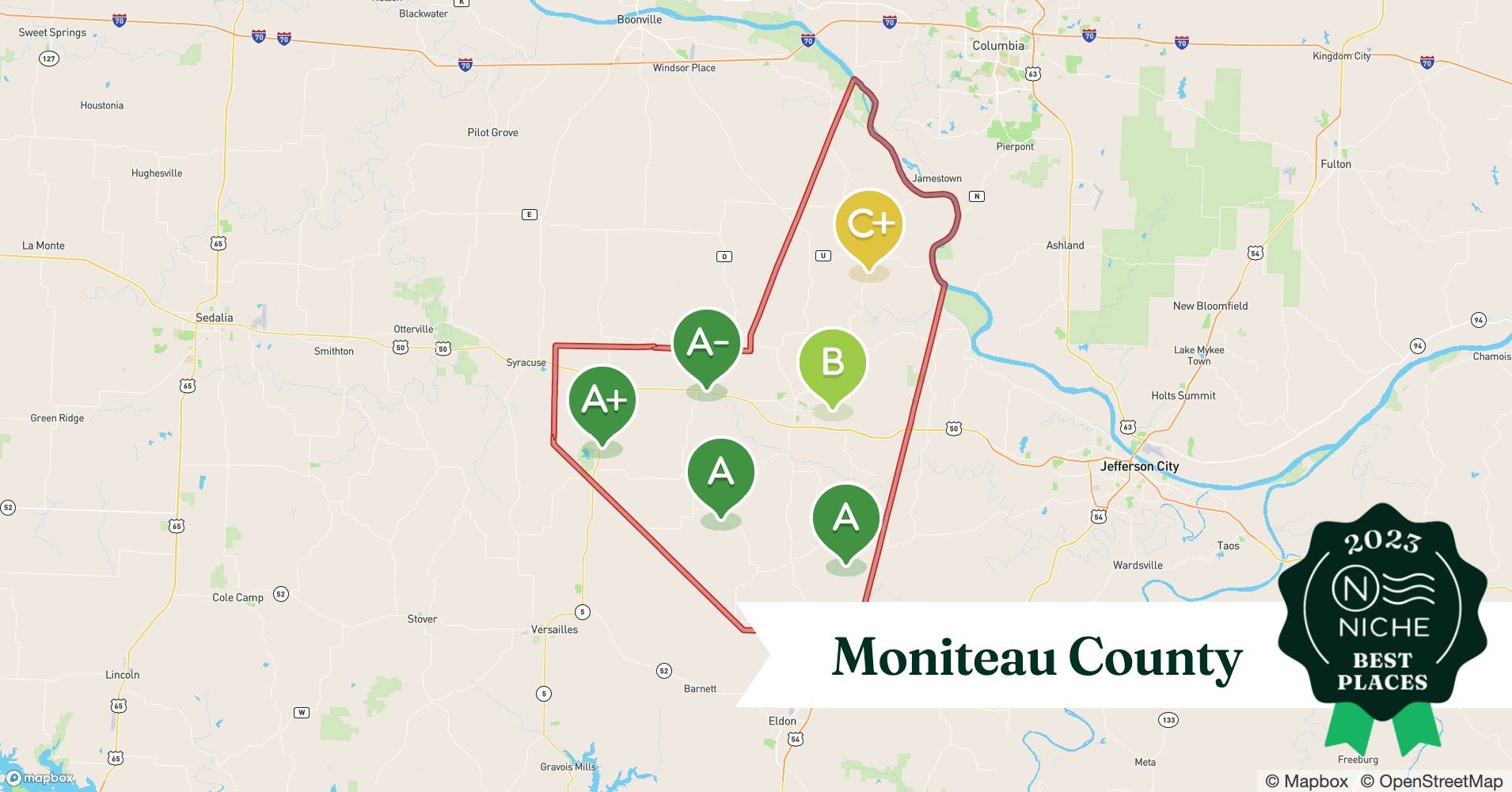 2023 Best Moniteau County ZIP Codes to Raise a Family Niche