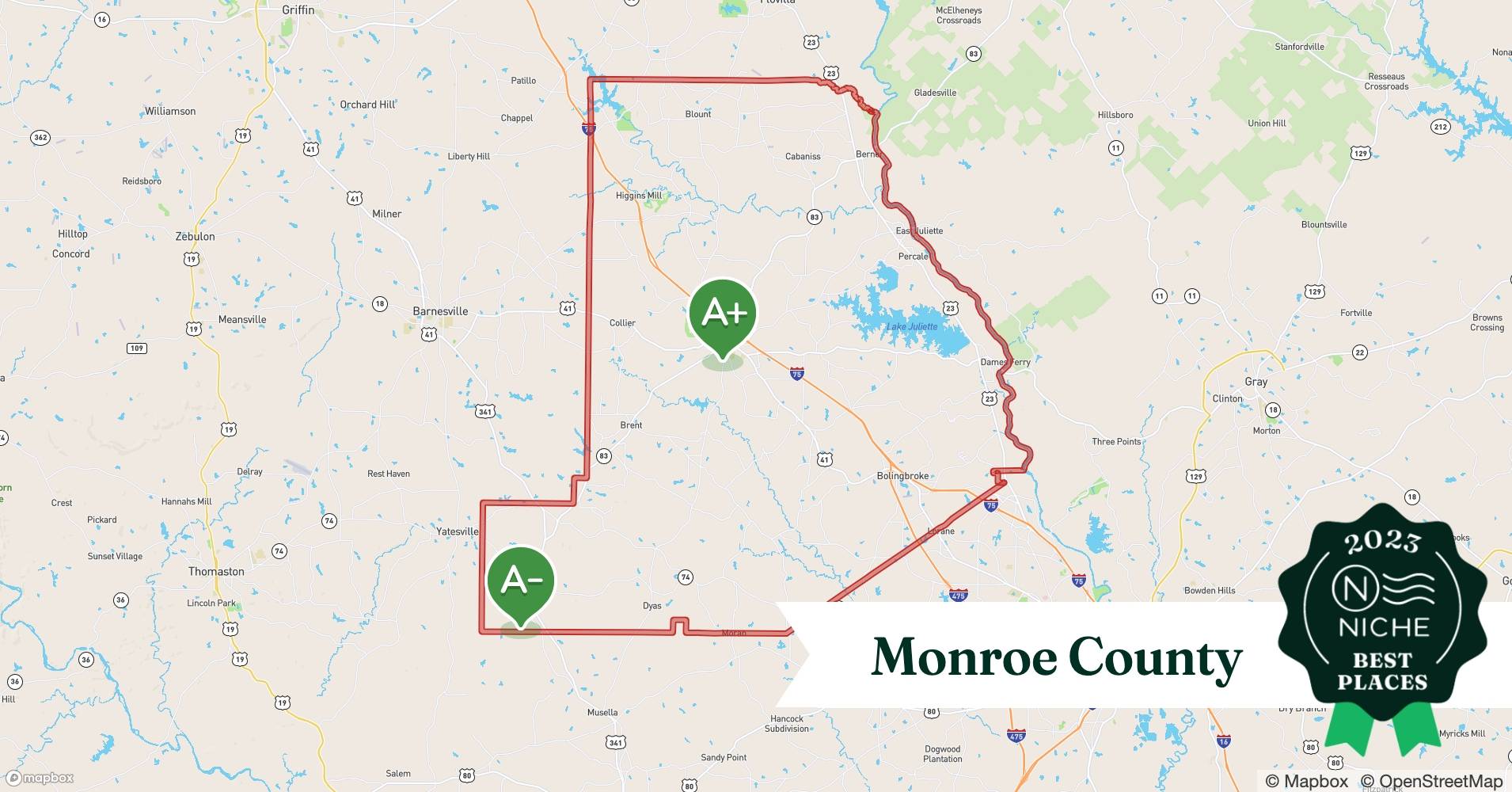 Compare Cost of Living in Monroe County, GA Niche