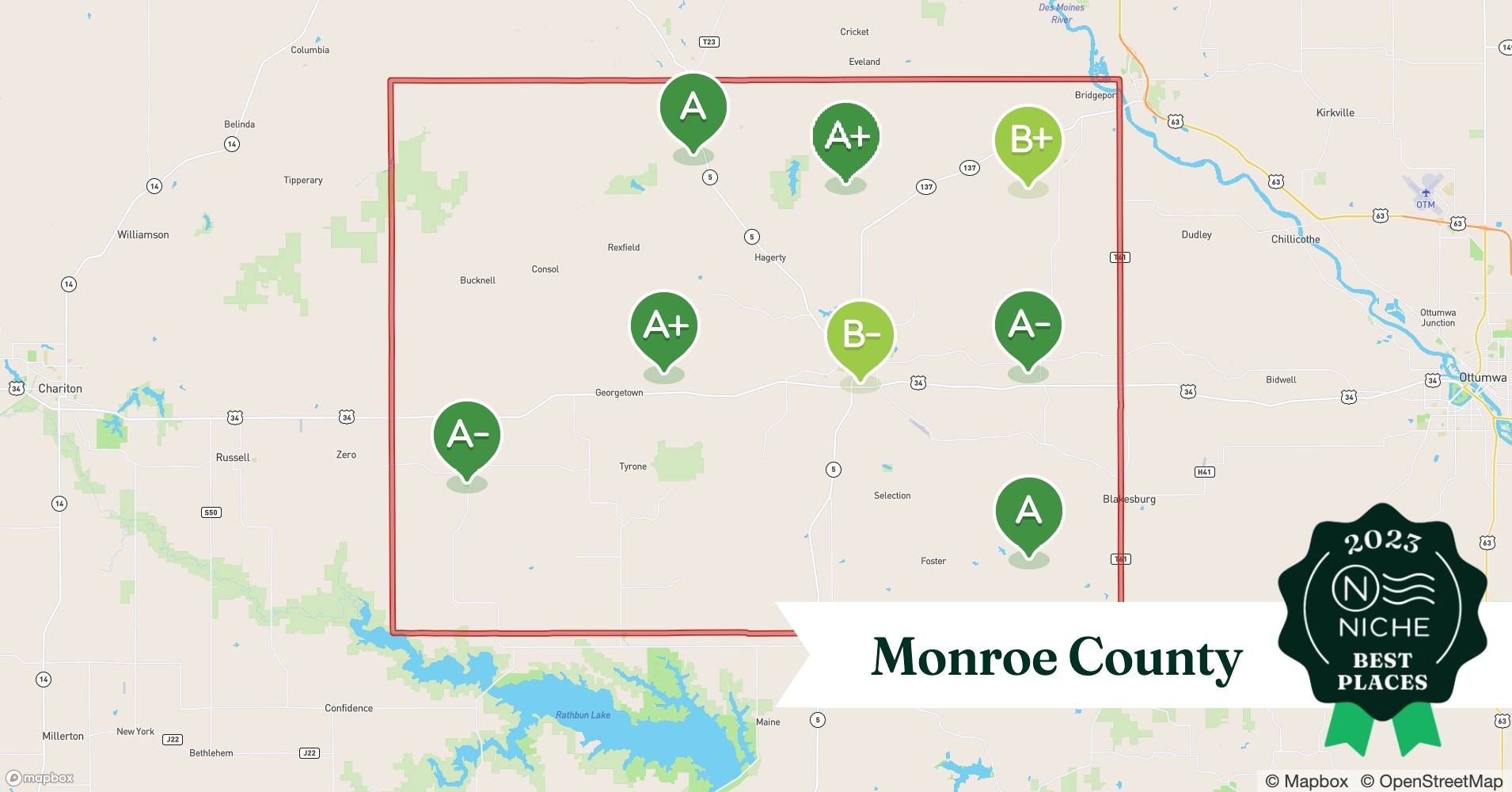 2023 Best Places to Live in Monroe County, IA Niche