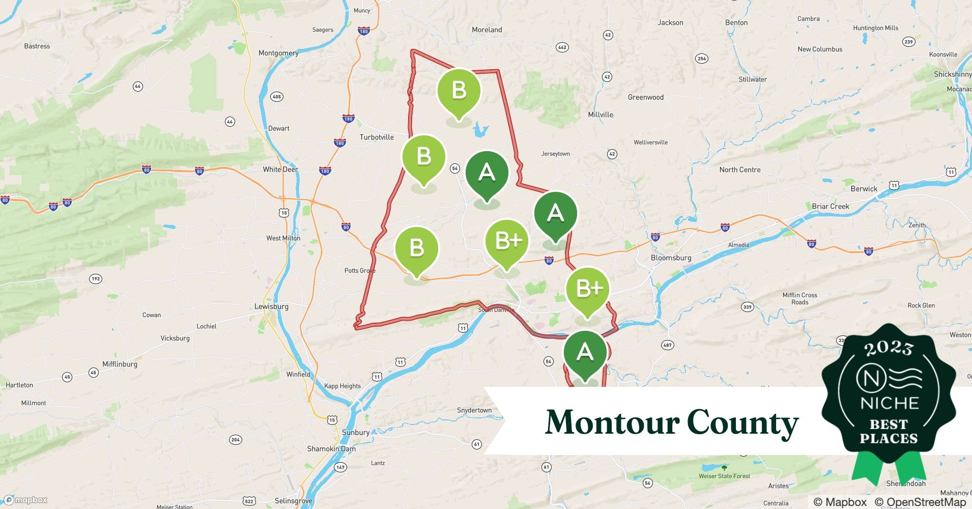 2023 Best Places to Live in Montour County, PA Niche