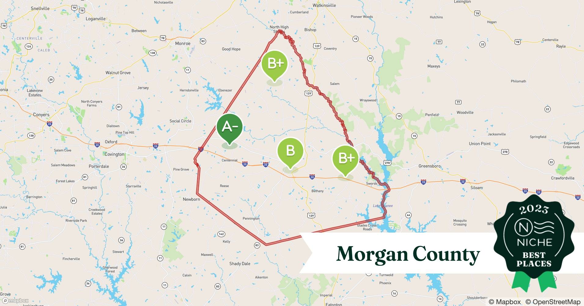 2023 Best Places to Live in County, GA Niche