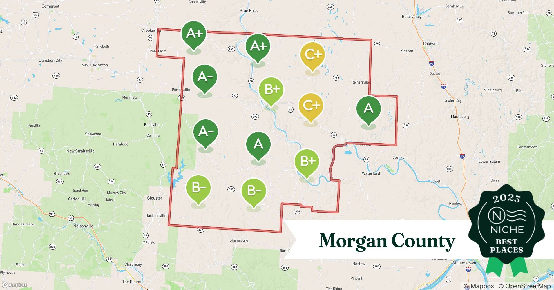 2023 Best Places to Live in County, OH Niche