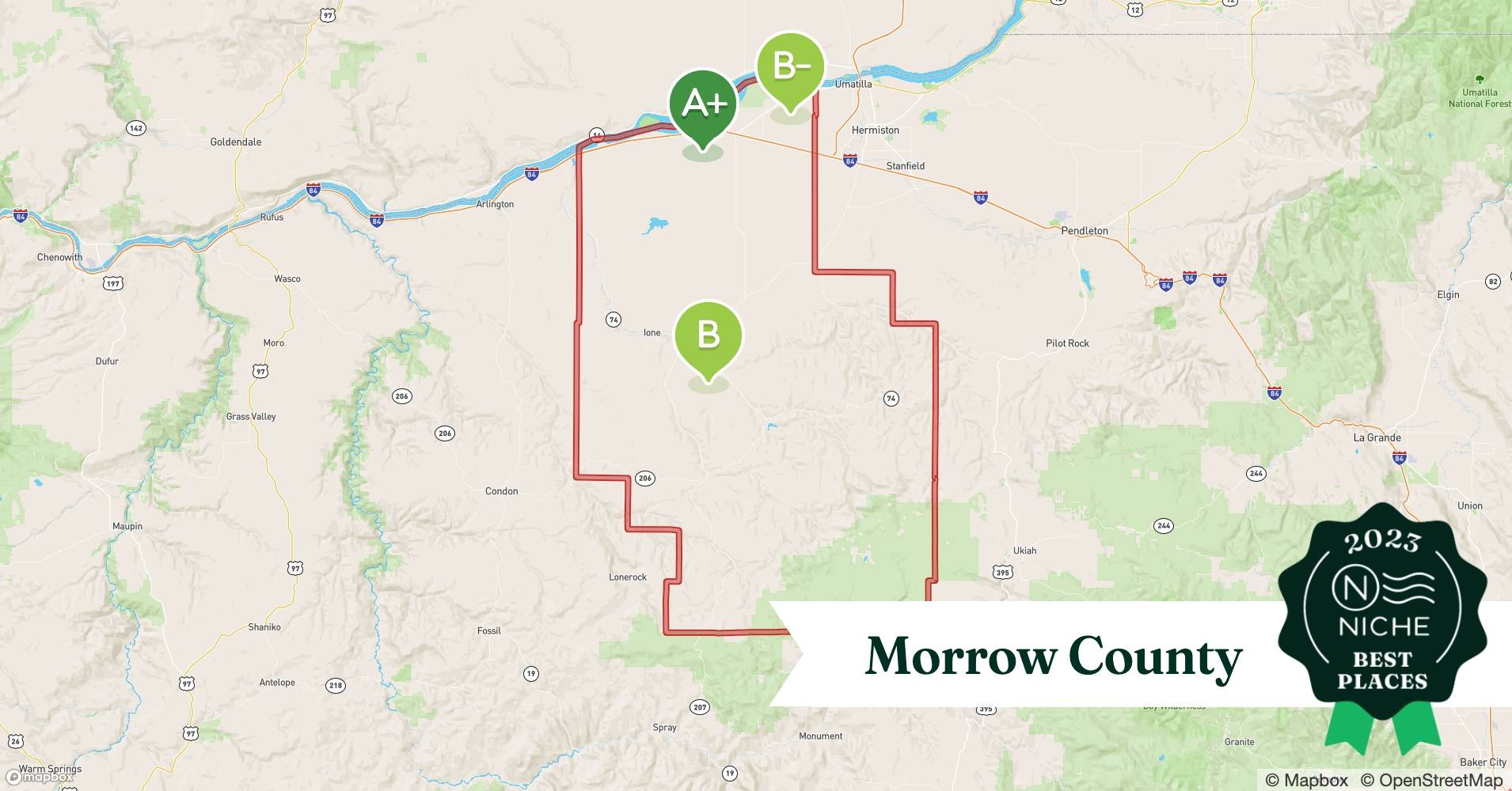 2023 Safe Places to Live in Morrow County, OR Niche