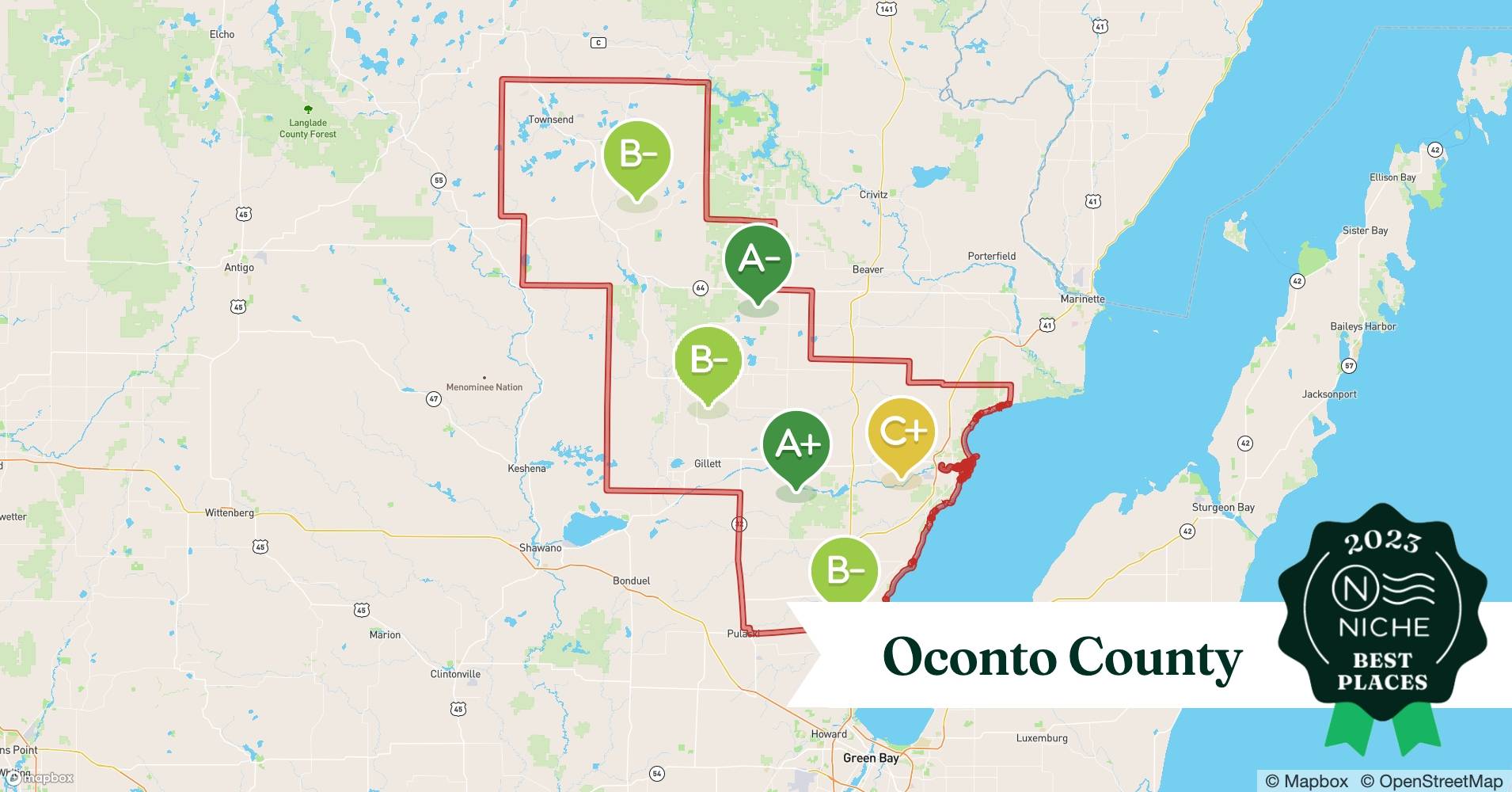 2023 Best Places to Live in Oconto County, WI Niche