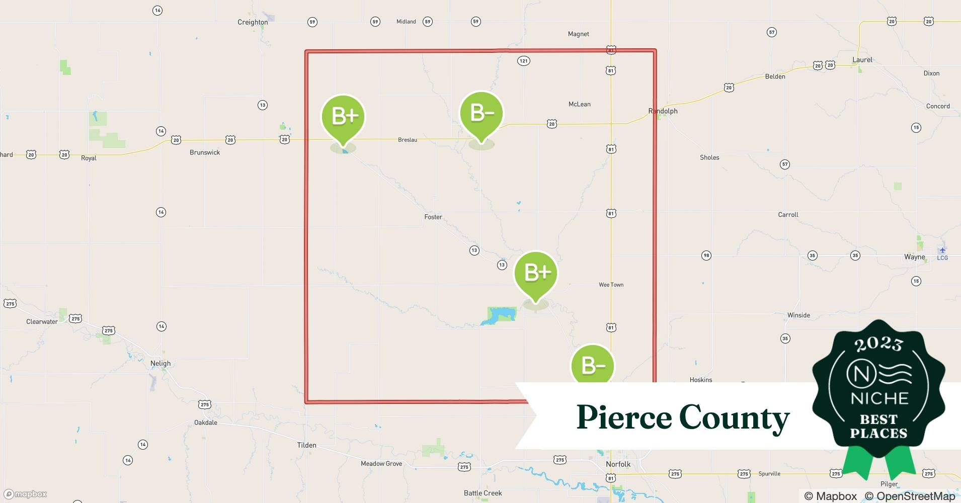 2023 Best Places to Live in Pierce County, NE Niche