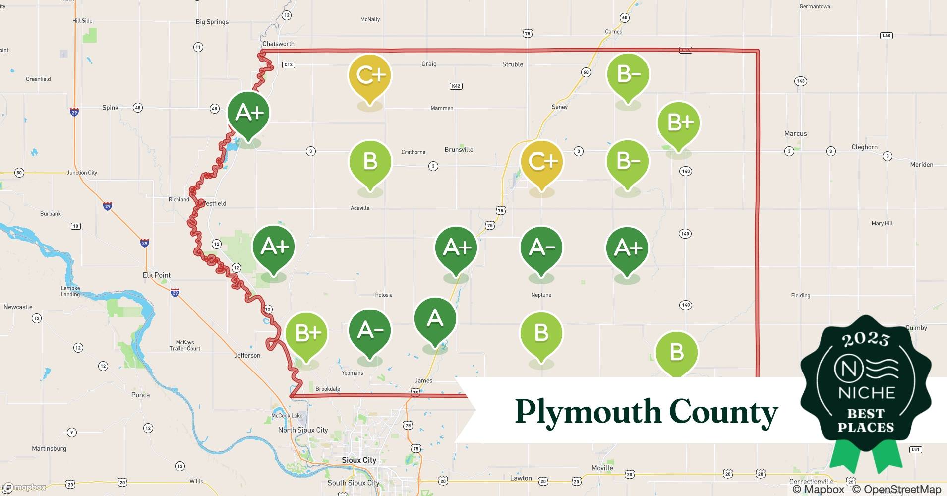 2023 Best Places to Live in Plymouth County, IA Niche